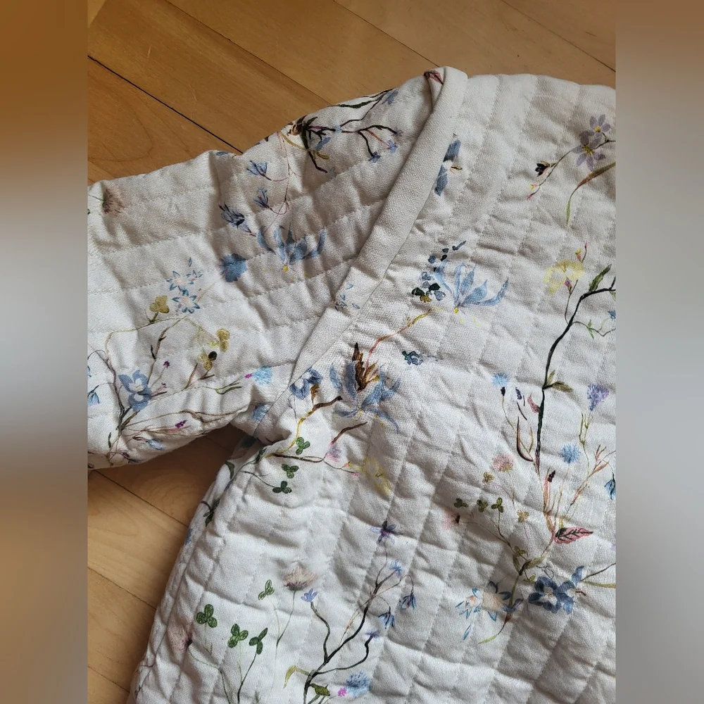 Scotch & Soda Floral Quilted Jacket - Cream and Tan - Picture 4 of 11